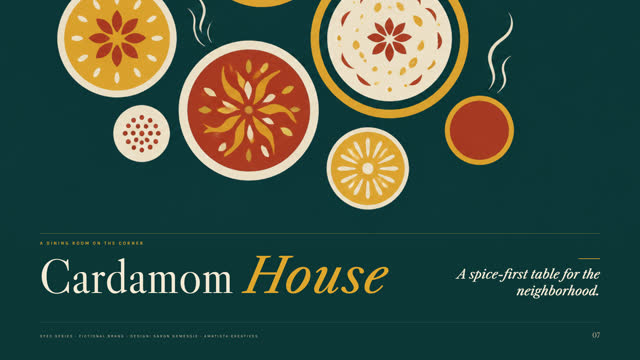 Restaurant launch, spec cover slide